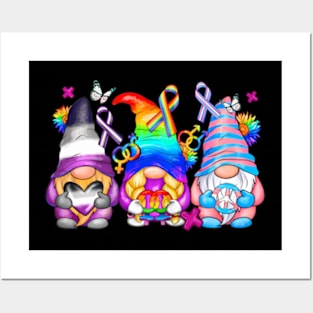 Cute  Gnomes,  LGBT Pride Gay Equality Posters and Art